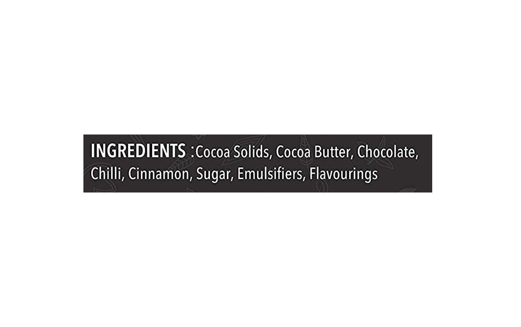 Didier & Frank Spicy Cinnamon Dark Chiili Chocolate   Box  50 grams